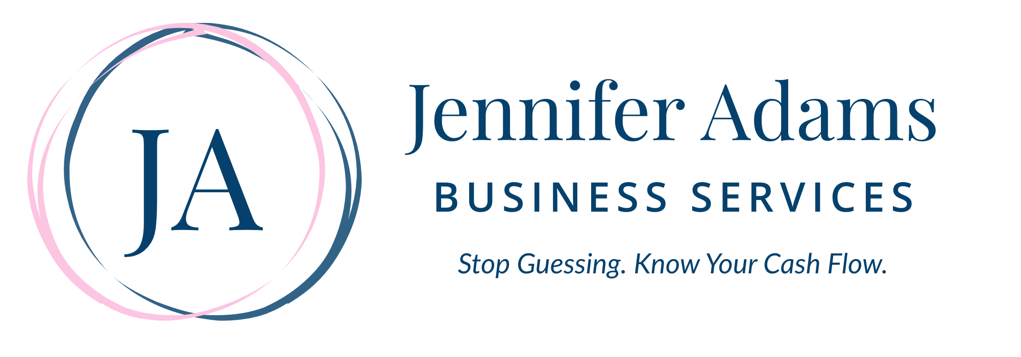 Horizontal Logo Stop Guessing. Know Your Cash Flow.-2
